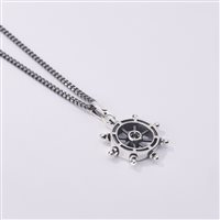 Collana Mabina Uomo COLLANA IN ARGENTO BRUNITO in Argento Zirconia 553379 - 553379